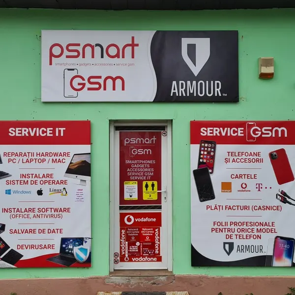 Partener Armour® — grafică pe vitrina magazinului